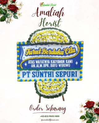 Papan Bunga Duka di Cigudeg