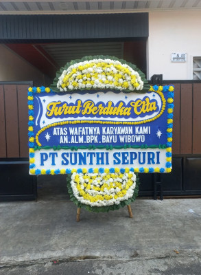 Papan Bunga Duka di Cigudeg