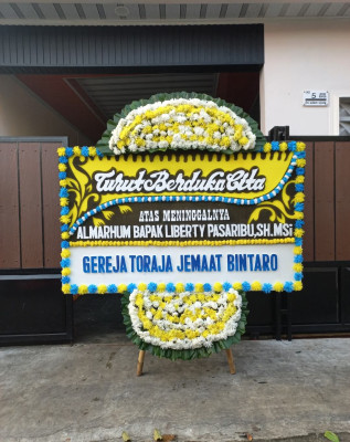 Papan Bunga Duka di Cigudeg